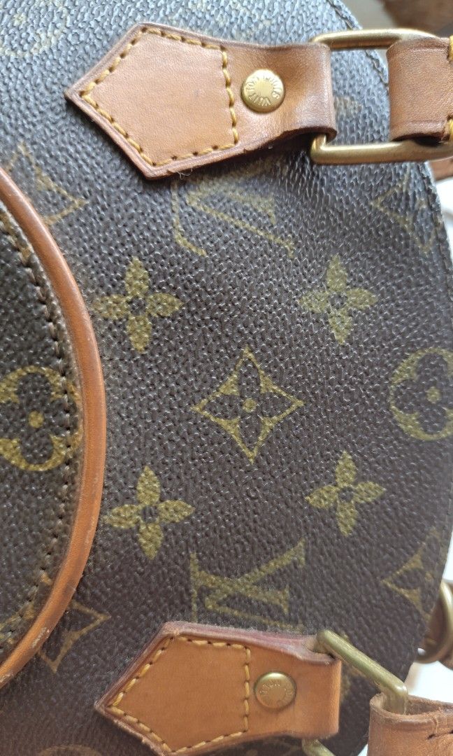 Authentic Louis Vuitton Ellipse MM Monogram Hand bag Large EUC