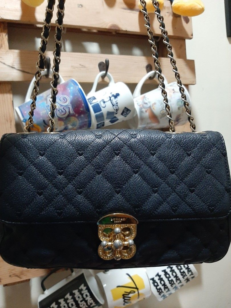 Lovcat Mini quilted leather bag, Luxury, Bags & Wallets on Carousell