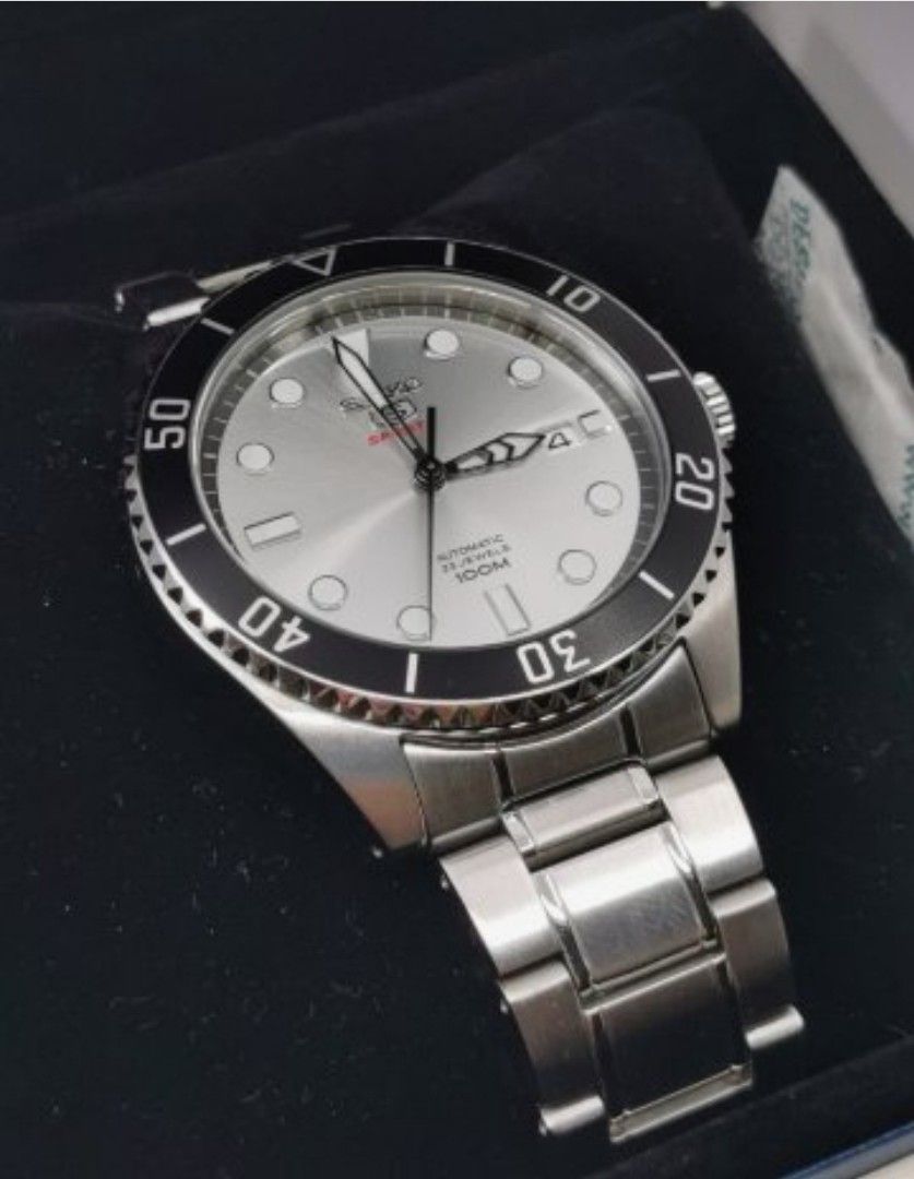 Lowest Price*Seiko Sports SRPB87 Men's Automatic Silver/Grey