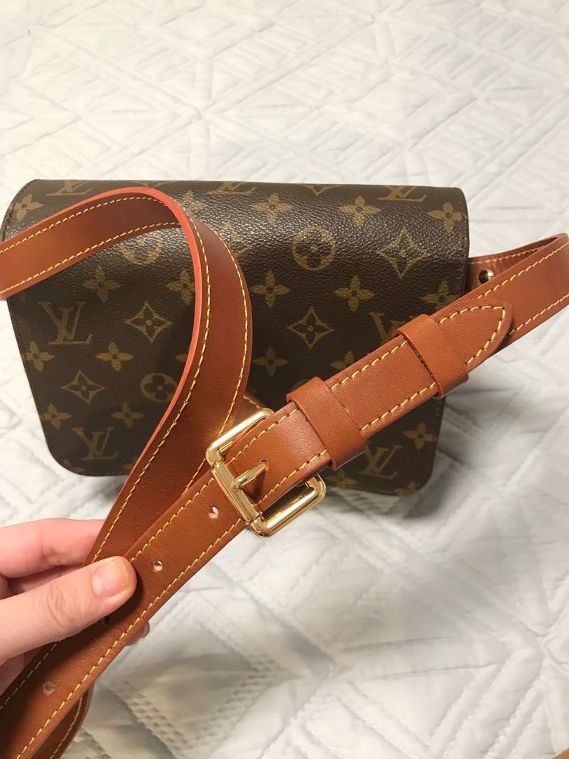 💯Authentic LV Monogram Crossbody Bag, Luxury, Bags & Wallets on Carousell