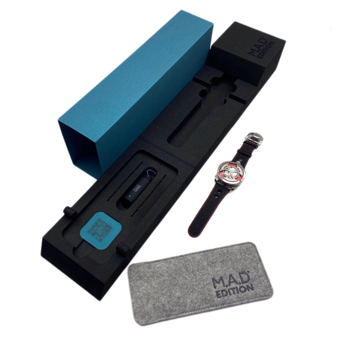 Mad 3 Raffle M.A.D.1 Red Raffle MAD 1, Luxury, Watches on Carousell