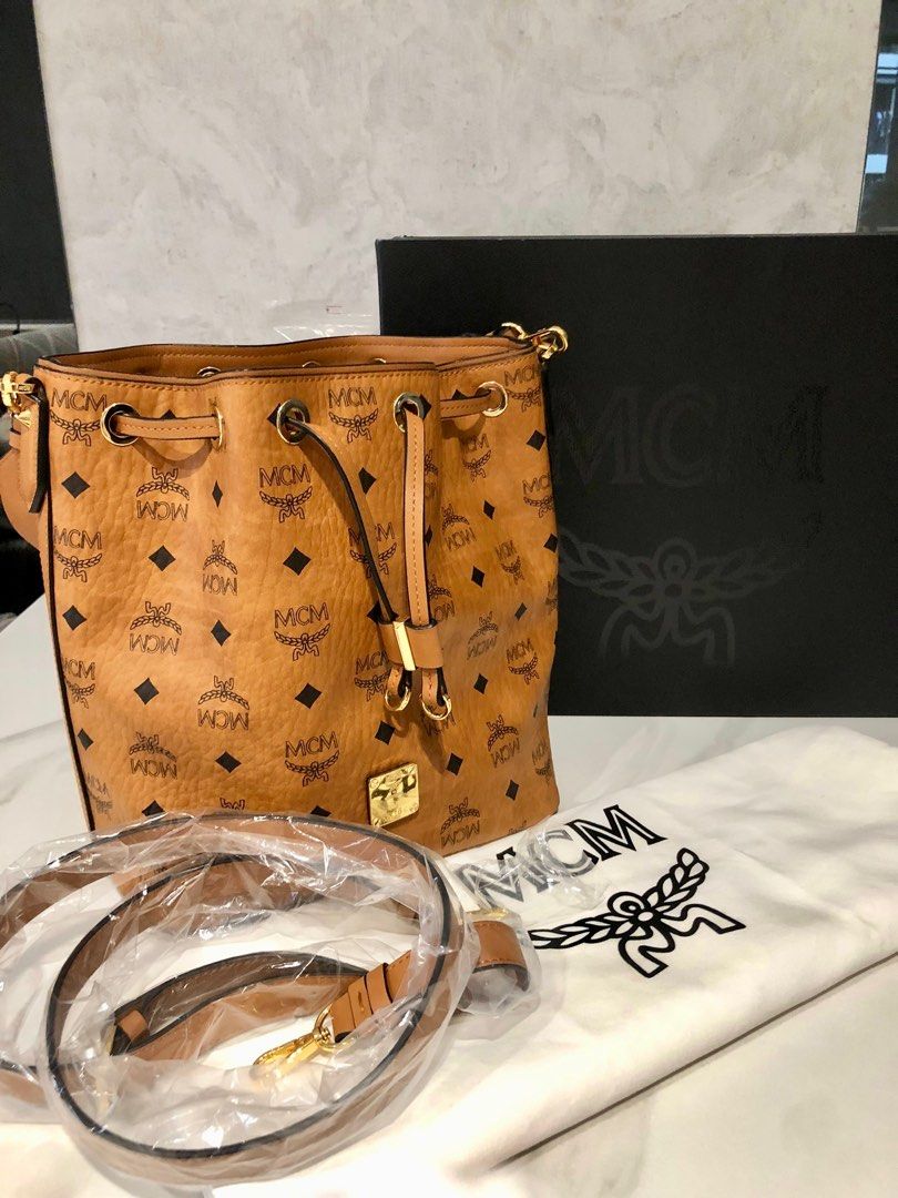 Mcm visetos bucket bag shop