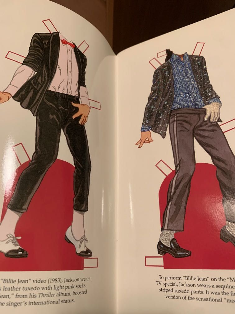 Michael jackson store paper dolls