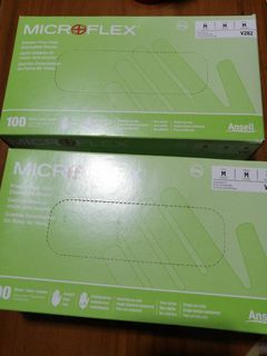 Microflex powder free gloves