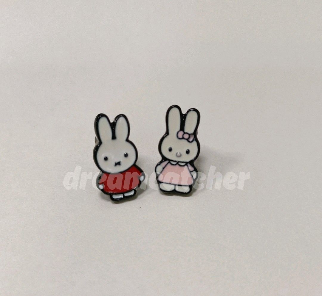 Miffy and Cathy earrings CNY jewelry Chinese new year rabbit, Women's ...