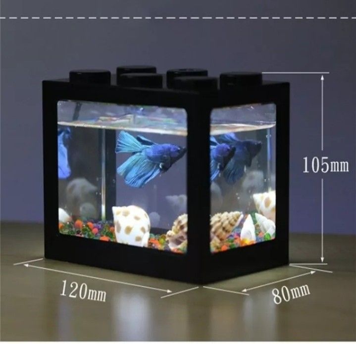 MINI AQUARIUM FOR BETTA FISH, Pet Supplies, Homes & Other Pet