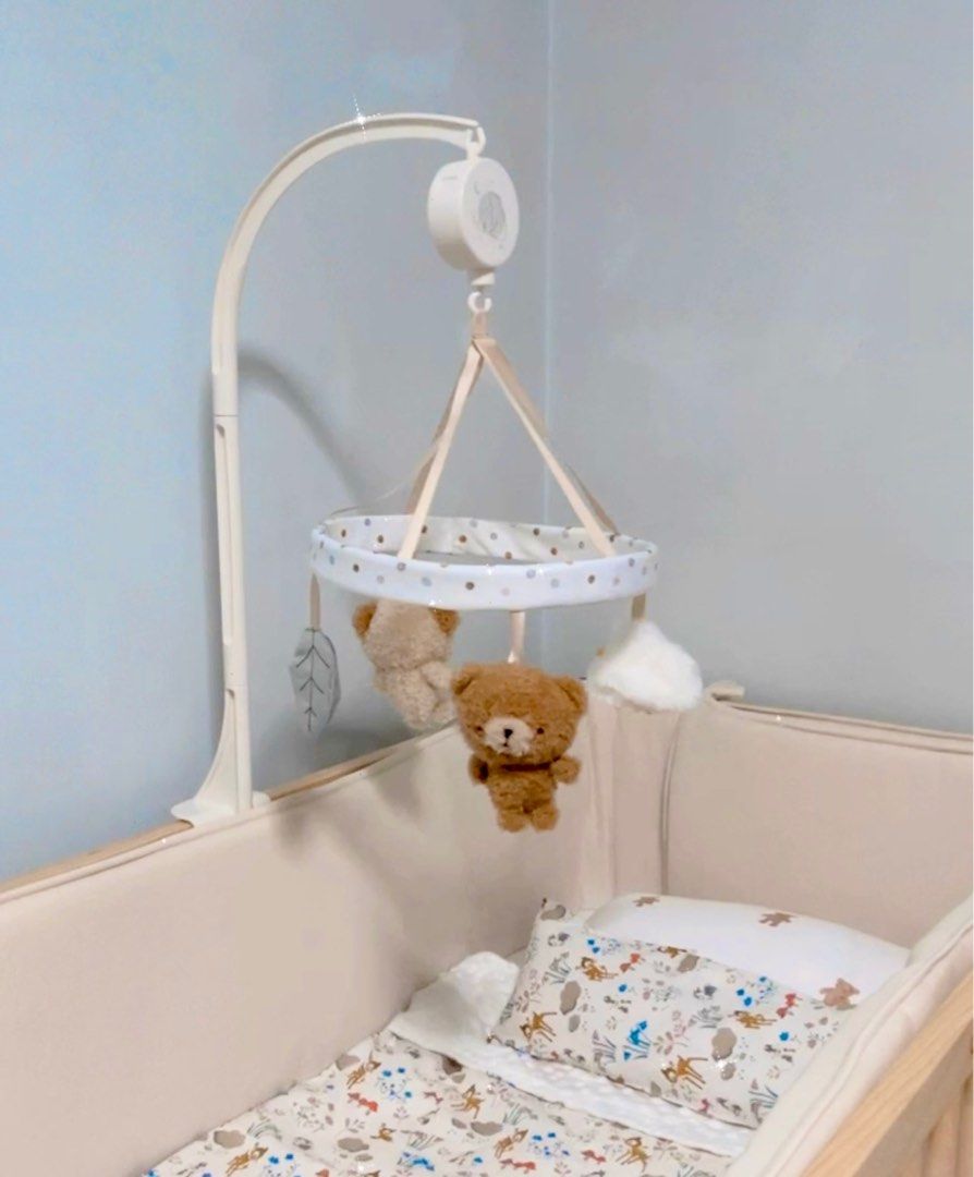 Vintage Mothercare Mobile Cot MOTHERCARE TEDDY BEAR Plush Cot