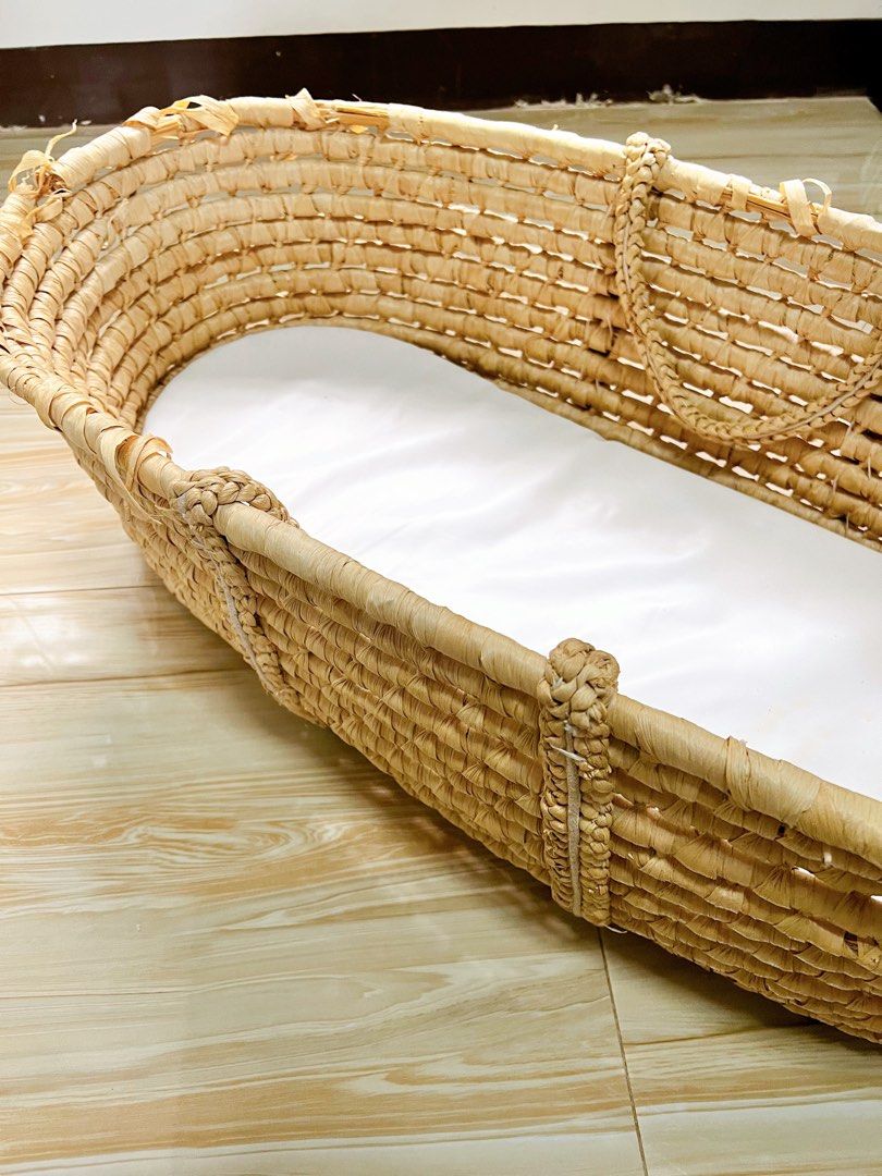 Mothercare Moses Rattan Basket, Babies & Kids, Baby Nursery & Kids Furniture, Cots & Cribs on