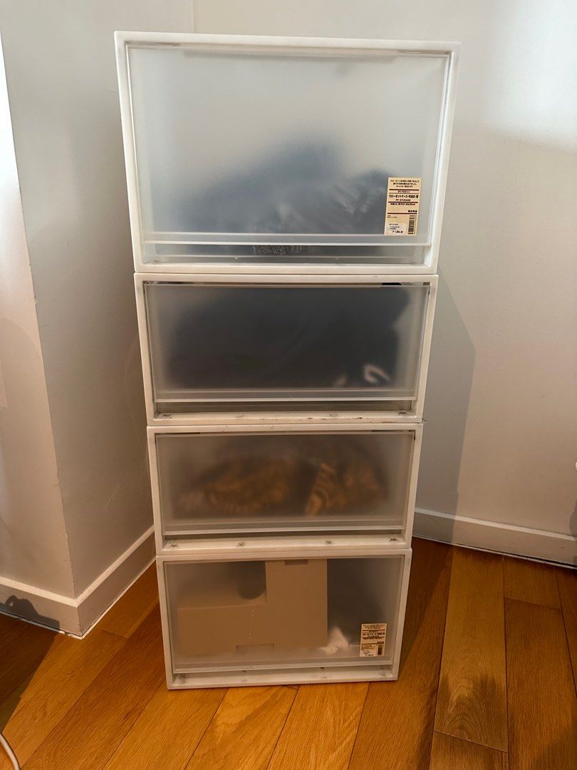 Muji storage box, Furniture & Home Living, Home Improvement
