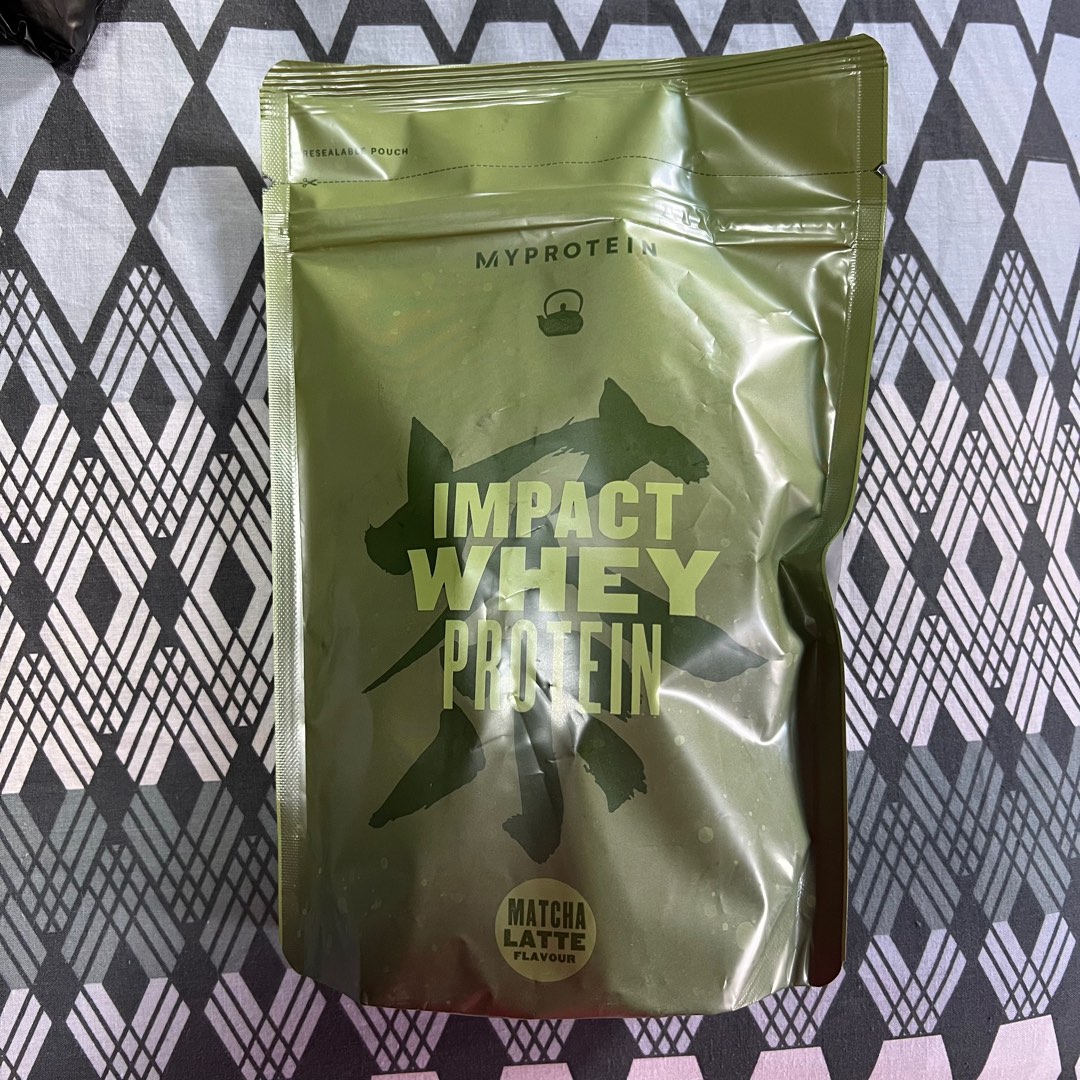 Myprotein Impact Whey Protein Matcha Latte 250g, Health & Nutrition, Health Supplements, Sports