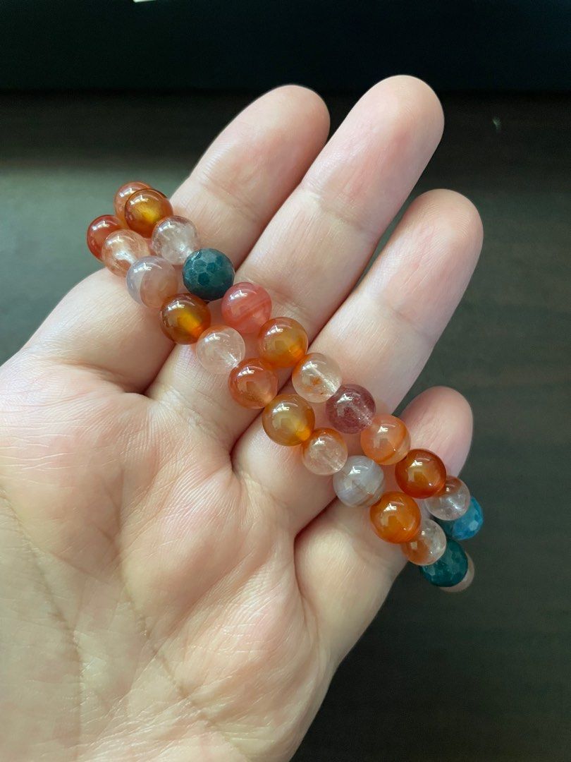 Natural Gemstone Crystal 7 8mm Bead Necklace Blue Apatite