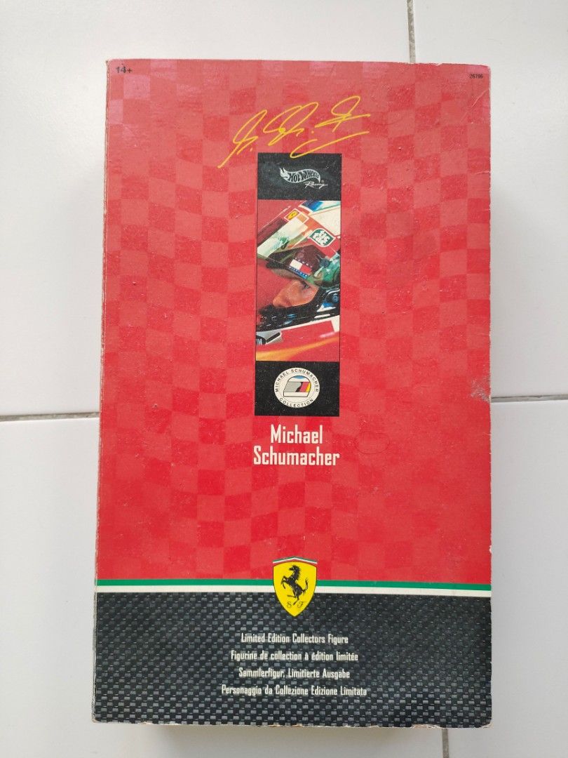 New Limited Edition Michael Schumacher Formula 1 Figure,Certificate ...