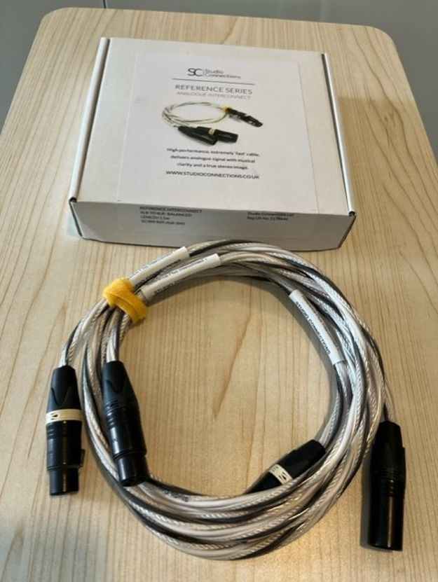 New Studio Connections 1.5m XLR / XLR interconnect cables (1 pair