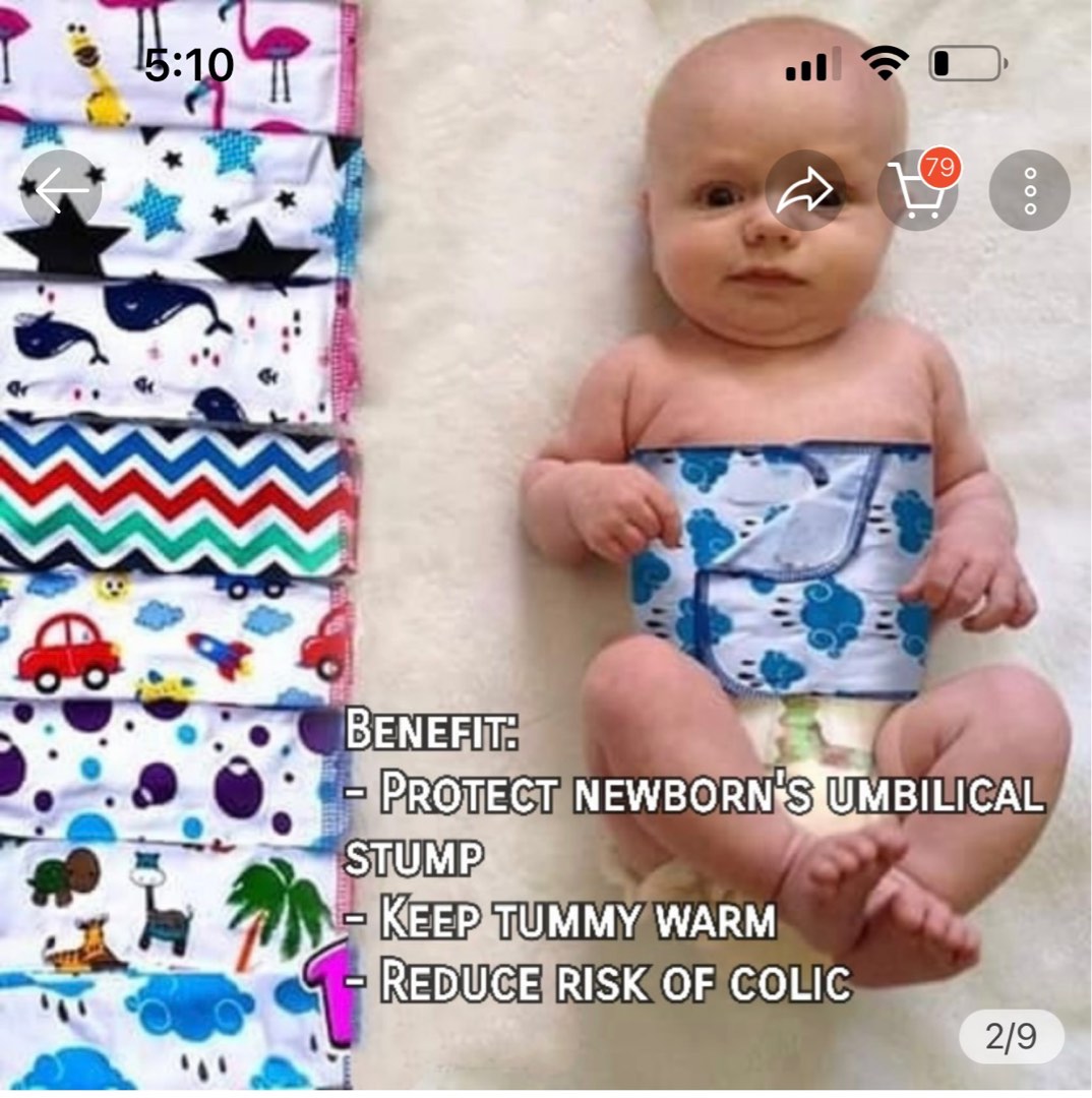 Newborn baby tummy binder, Babies & Kids, Babies & Kids Fashion on