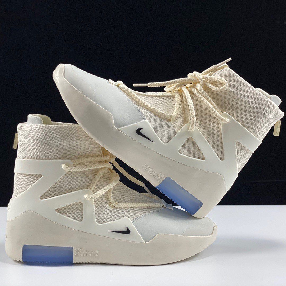 NIKE AIR FEAR OF GOD FOG 1 SAIL All sizes available Men s Fashion Footwear Sneakers on Carousell