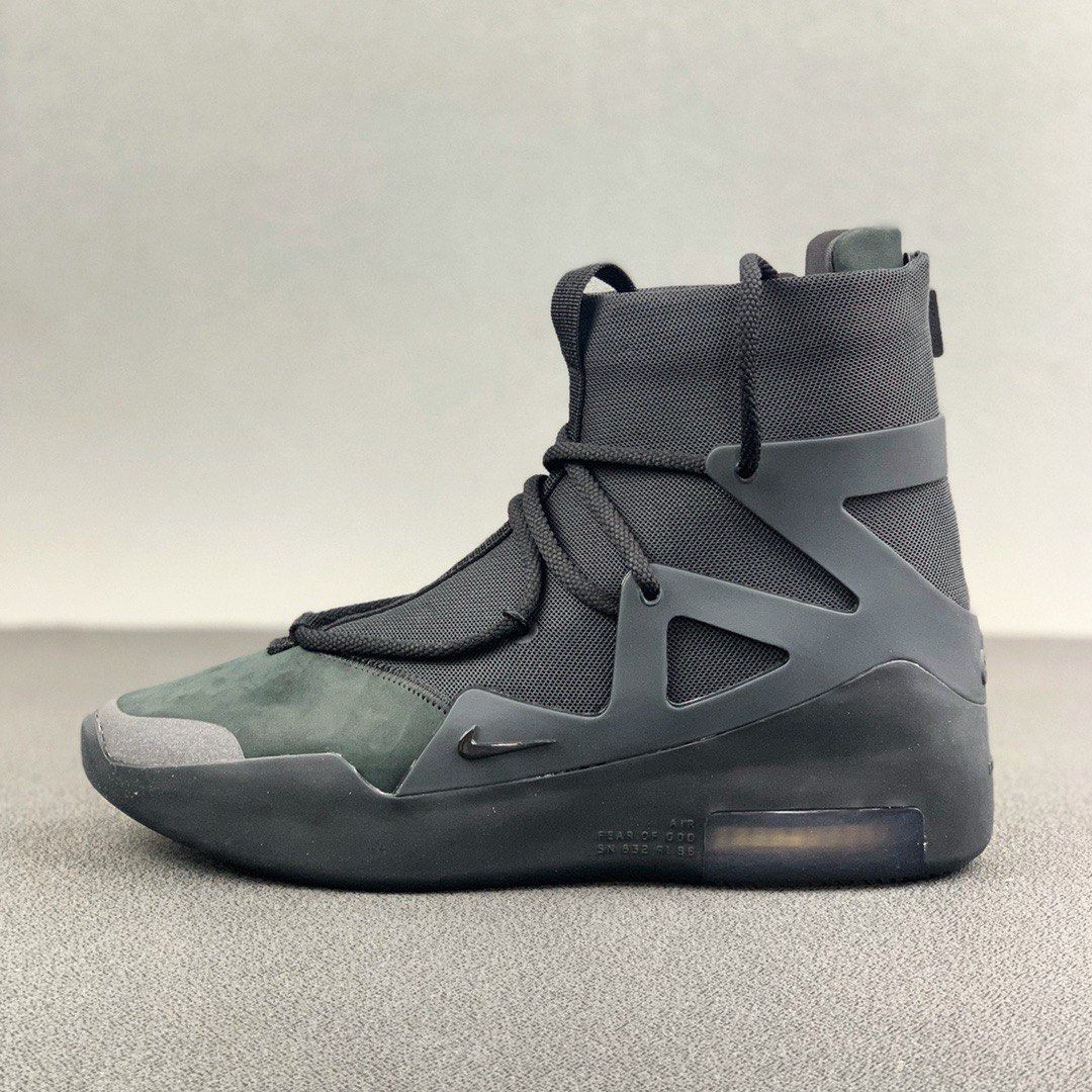 NIKE AIR FEAR OF GOD FOG 1 TRIPLE BLACK All sizes available