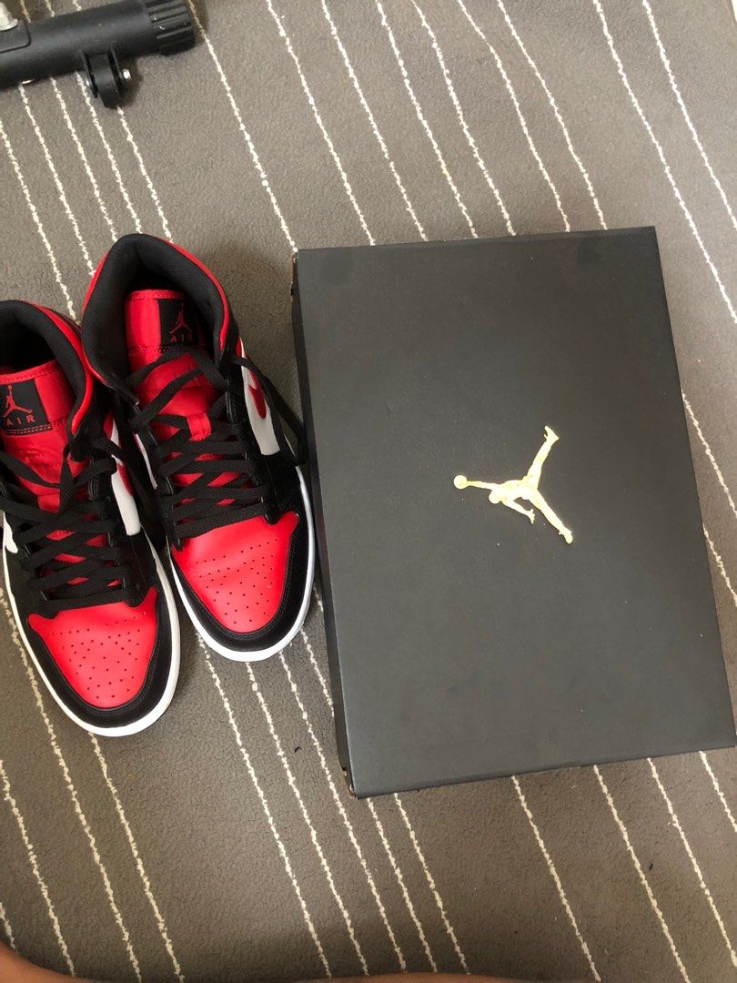 Nike Air jordan 1 Mid JD Men s Fashion Footwear Sneakers on