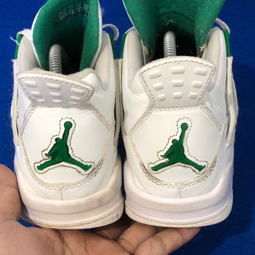 air jordan retro 4 green metallic