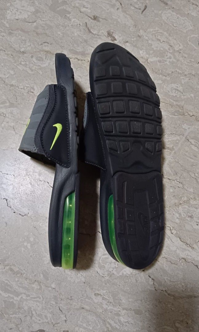 nike air max camden slide green