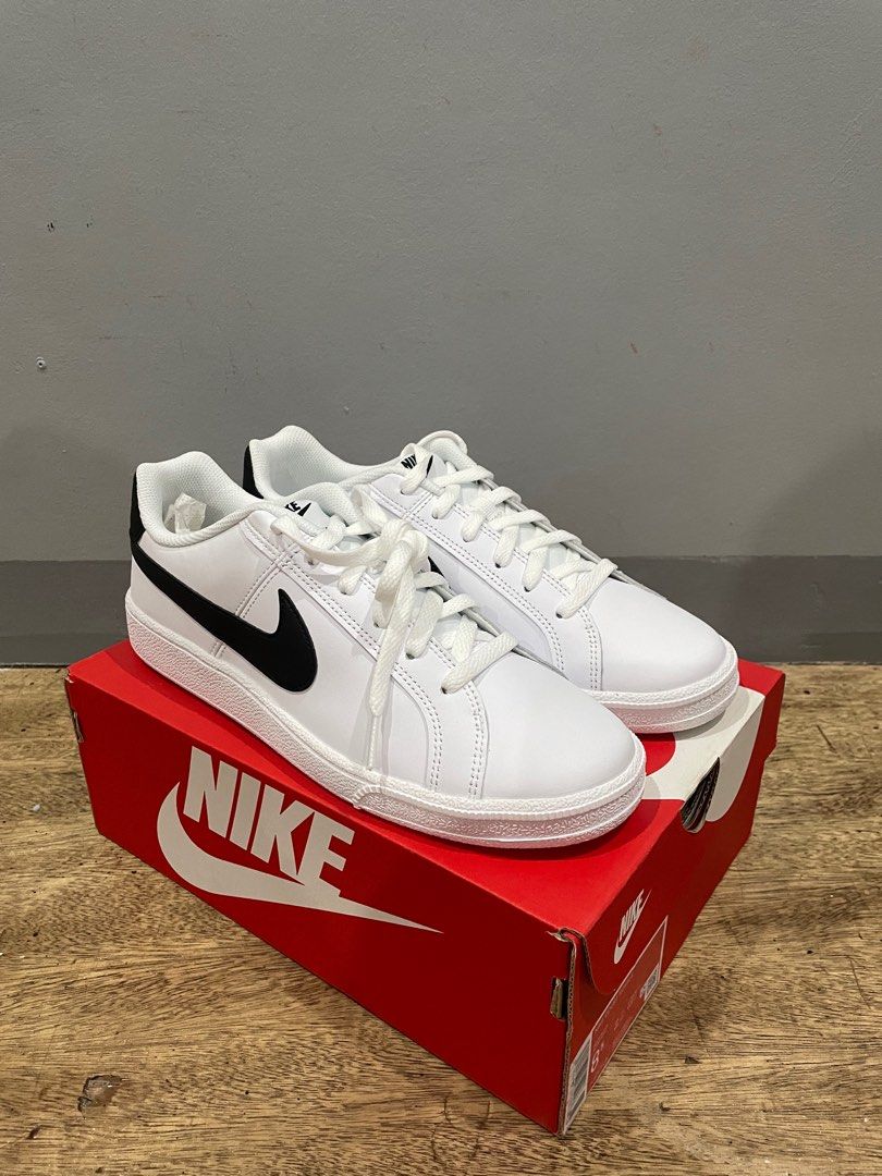 mens nike court royale white