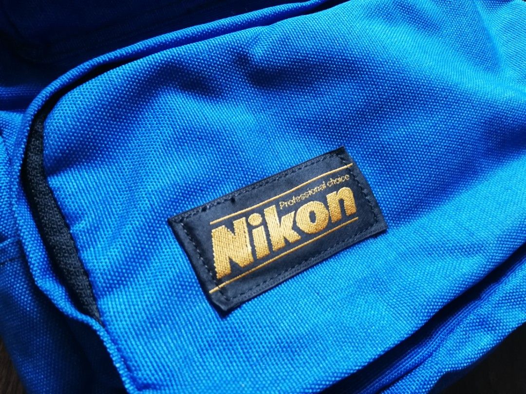 Nikon Blue Sling bag (Category: Sling Bags) located in Bulacan. Submitted by starterpackoo (Listing ID 1210280460, Image 2). Description: -Nikon brand -Blue in color -Large compartment -With front pockets -Adjustable thick strap -Zipper closure -In very good condition 799 ONLY No Meet ups. Delivery via J&T or LBC..