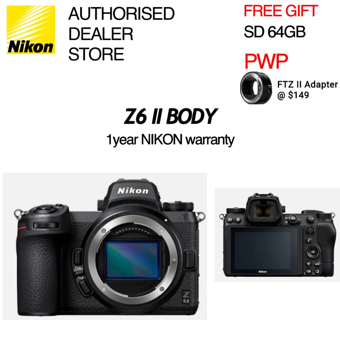 NIKON Z6 II BODY ONLY, Photography, Cameras on Carousell