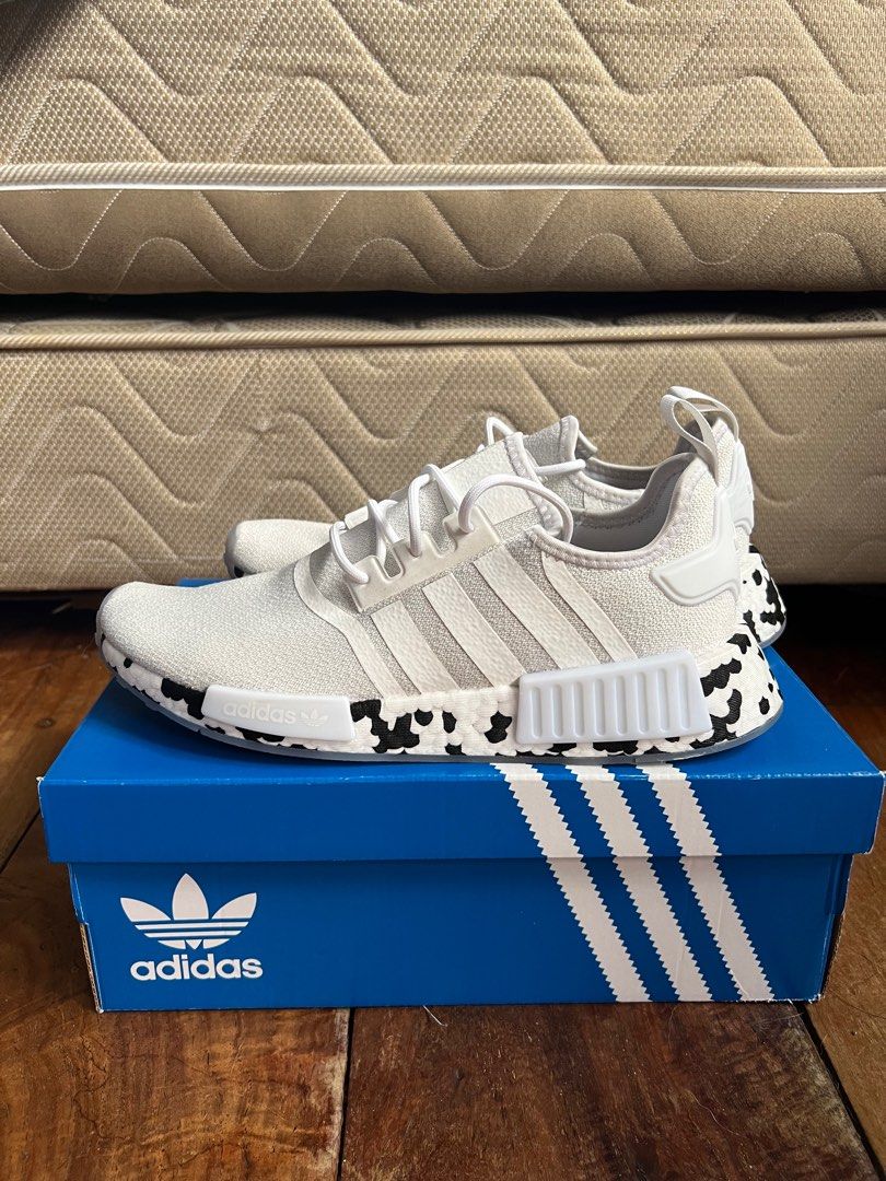 NMD R1 White Speckled Camo Sole Men s Fashion Footwear Sneakers