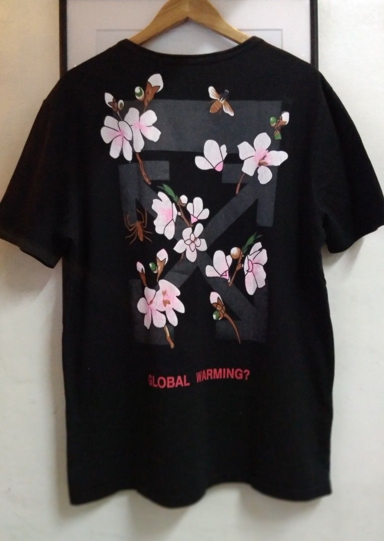 Off white sakura tee hotsell