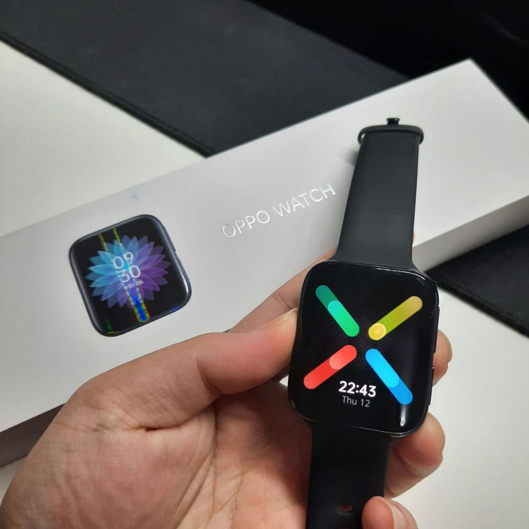 OPPO Watch Wifi Black 46mm Men s Fashion Watches Accessories