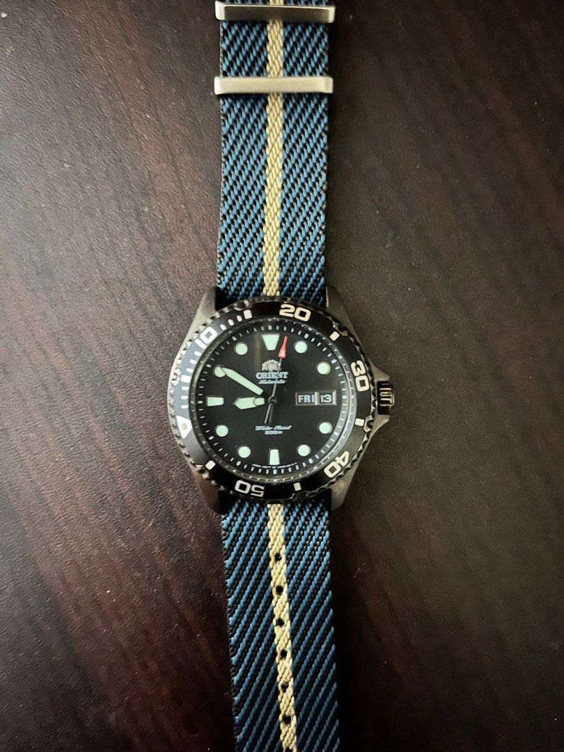 Orient ray raven top 2 nato strap