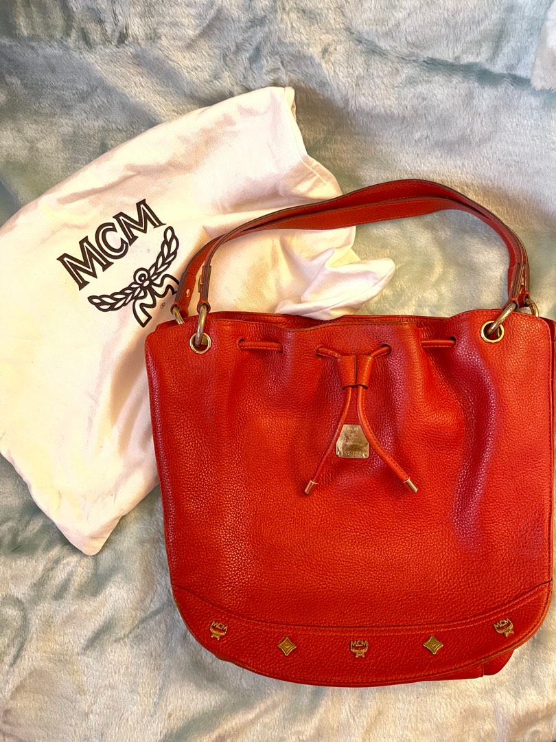Original MCM Hobo Bucket Bag Luxury Bags Wallets on Carousell