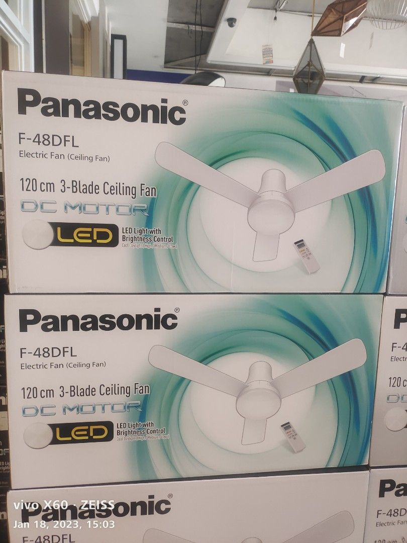 PANASONIC CEILING FAN (DC MOTOR), TV & Home Appliances, Air Purifiers