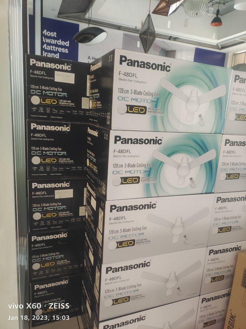 PANASONIC CEILING FAN (DC MOTOR), TV & Home Appliances, Air Purifiers & Dehumidifiers on Carousell