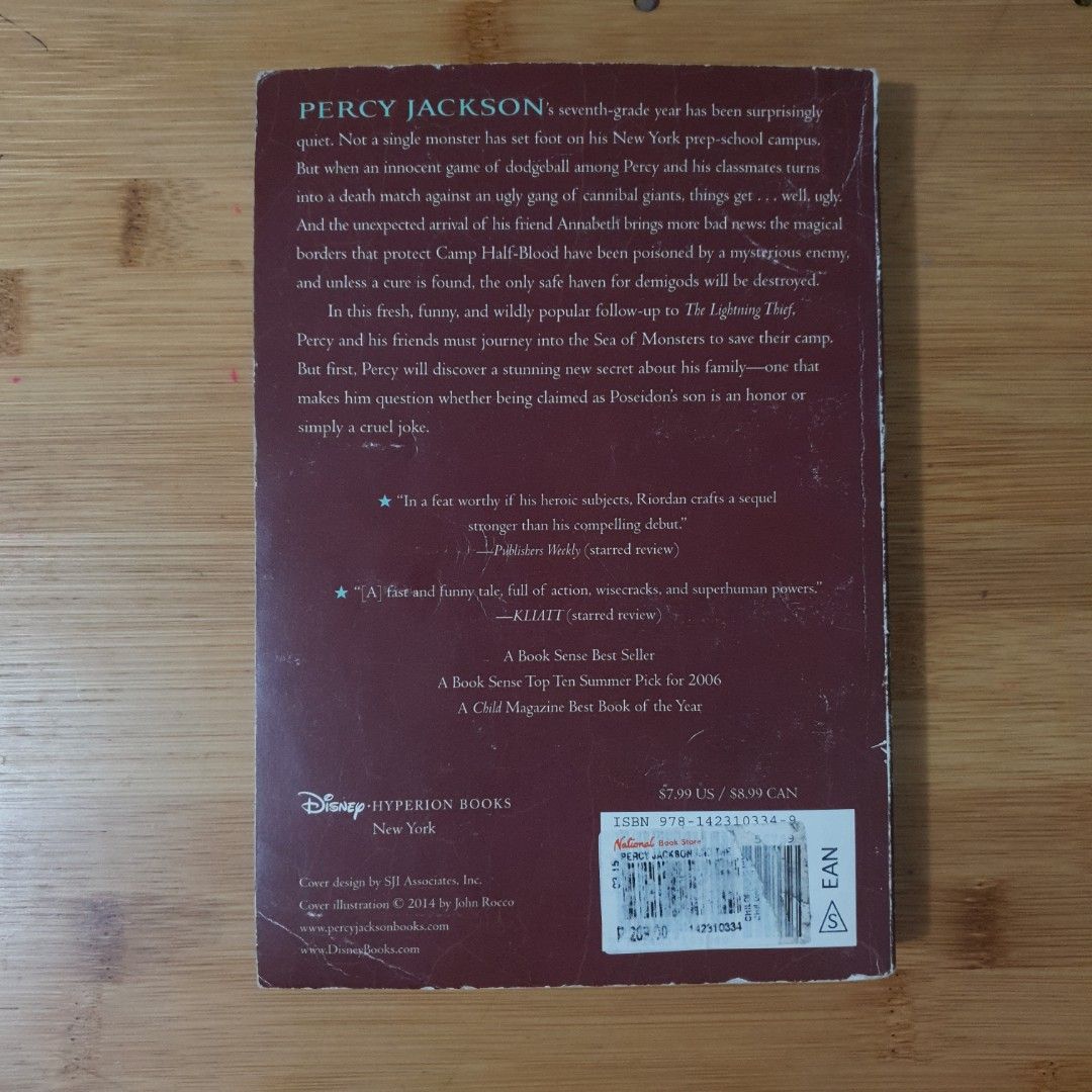 Percy Jackson and The Olympians - The Sea of Monsters by Rick Riordan