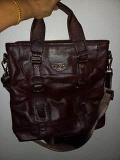Prada leather