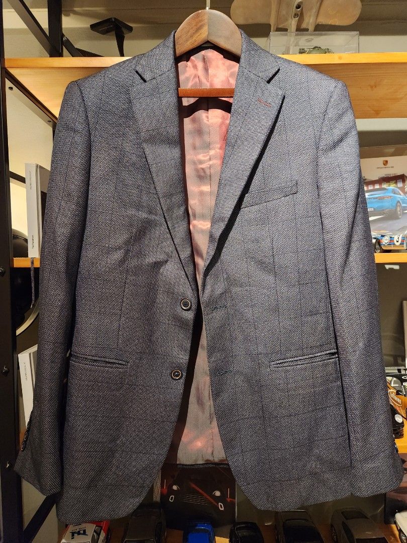 Benjamin Barker Mid Grey Sport Jacket 48R 36 Men s Fashion