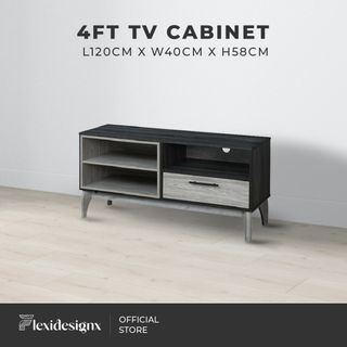 PROMOTION! Ika Wooden 4ft TV Cabinet/ Space savings/ designed furniture- Free delivery