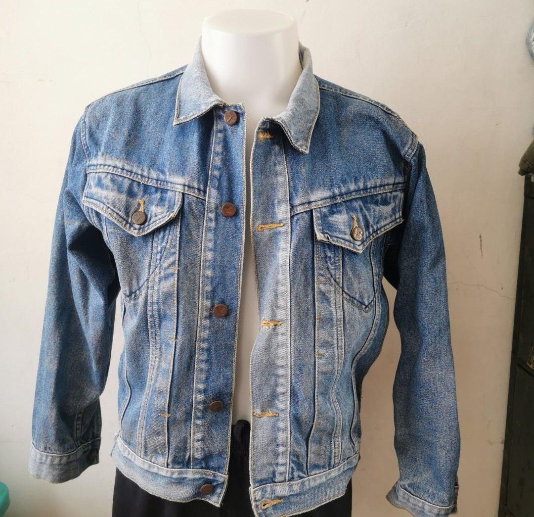 Puma Branded Denim Jacket Men s Fashion Coats Jackets and Outerwear on Carousell