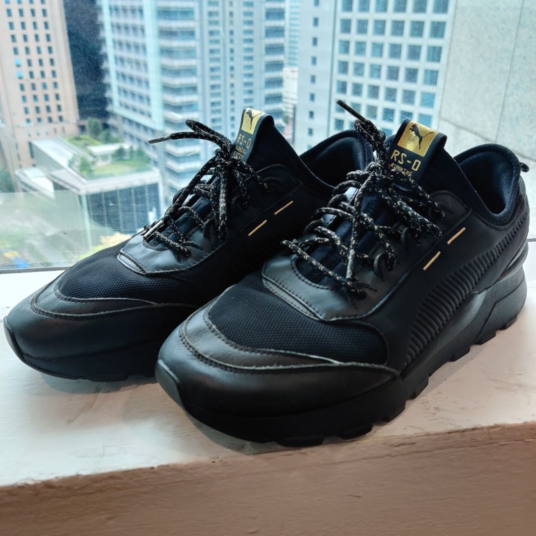 PUMA RS 0 Black Gold Hitam Emas Premium Men s Fashion Footwear