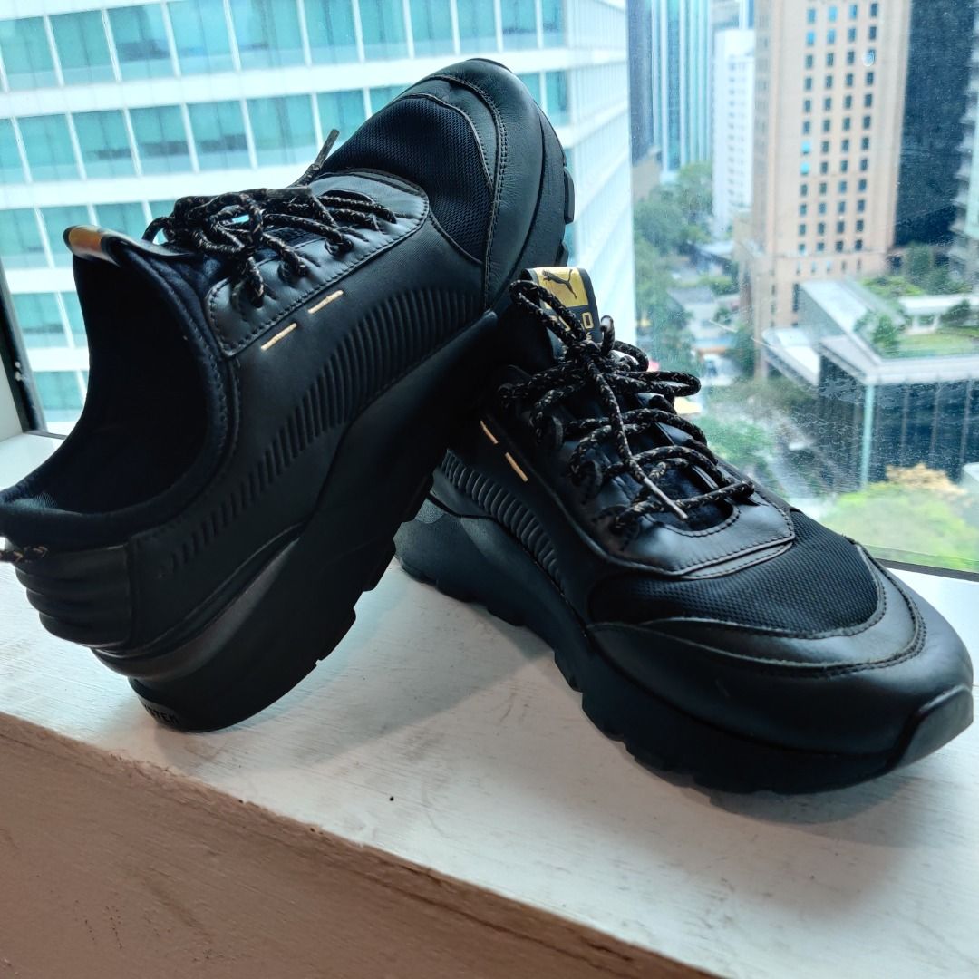 Puma rs black gold best sale