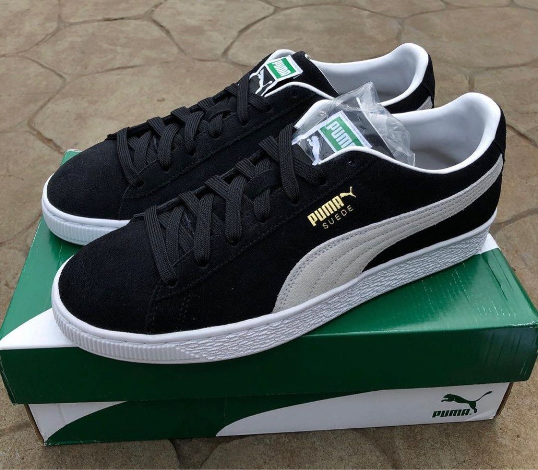 Puma suede black white new arrivals