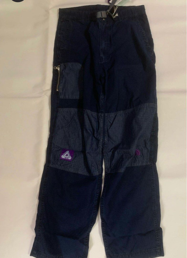 Purple Label x Palace Indigo Ripstop Mountain Wind Pants(On Sale 