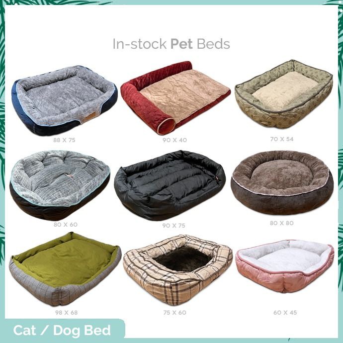 READY STOCKS Pet Beds for Dog/Cat, Pet Supplies, Homes & Other Pet