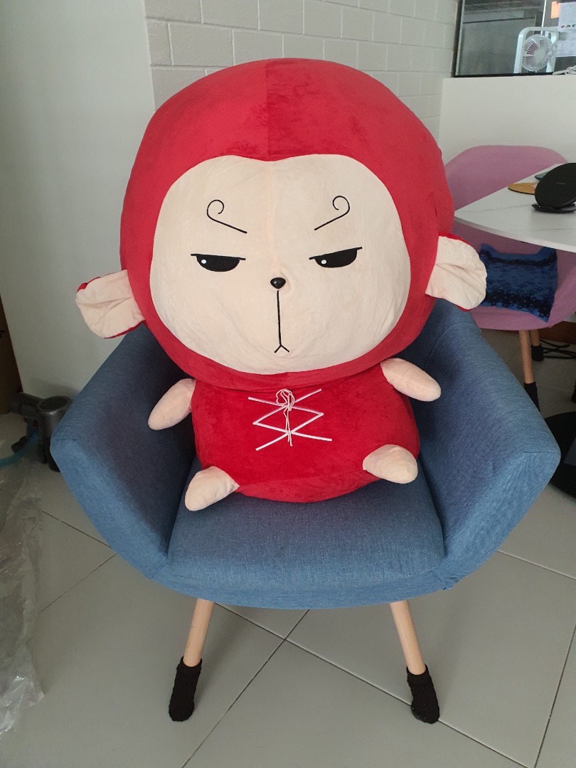 Red Monkey Korean Odyssey Hwayugi Monkey Stuffed Plushie