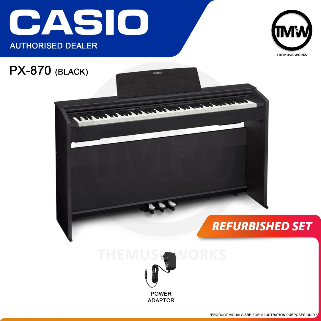 [REFURBISHED SET] Casio Digital Piano PX-870 Privia 88 keys Hammer ...