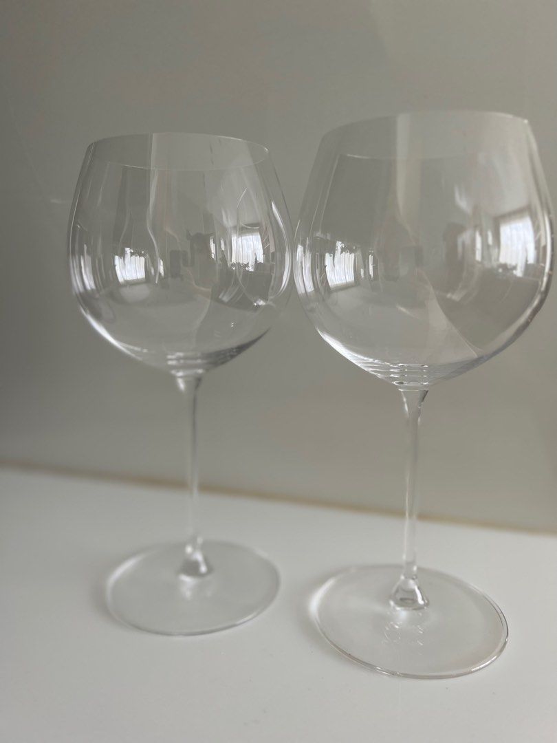 Riedel Wine Glasses (2), Furniture & Home Living, Kitchenware