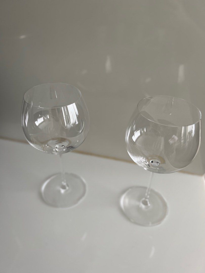 Riedel Wine Glasses (2), Furniture & Home Living, Kitchenware
