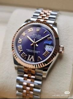 Purple rolex mens sale