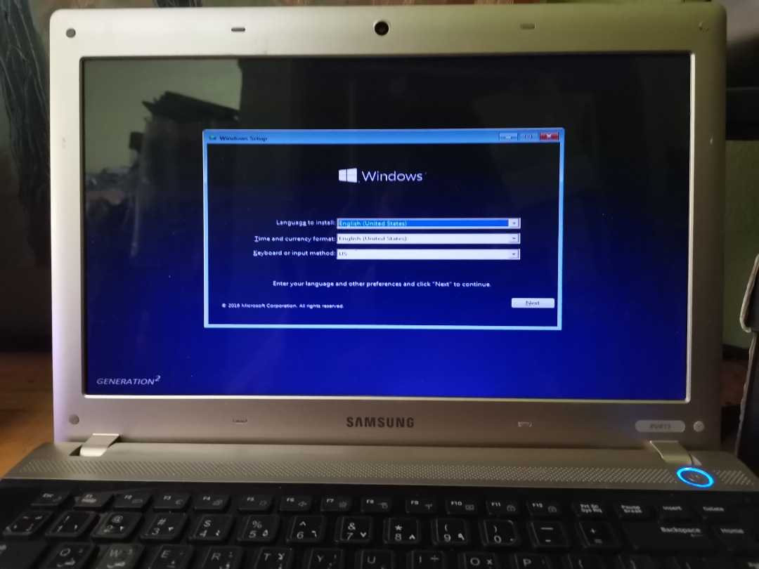 SAMSUNG RV413 WIN 11 reformat | Repair Baiki Upgrade MacBook PRO AiR ...