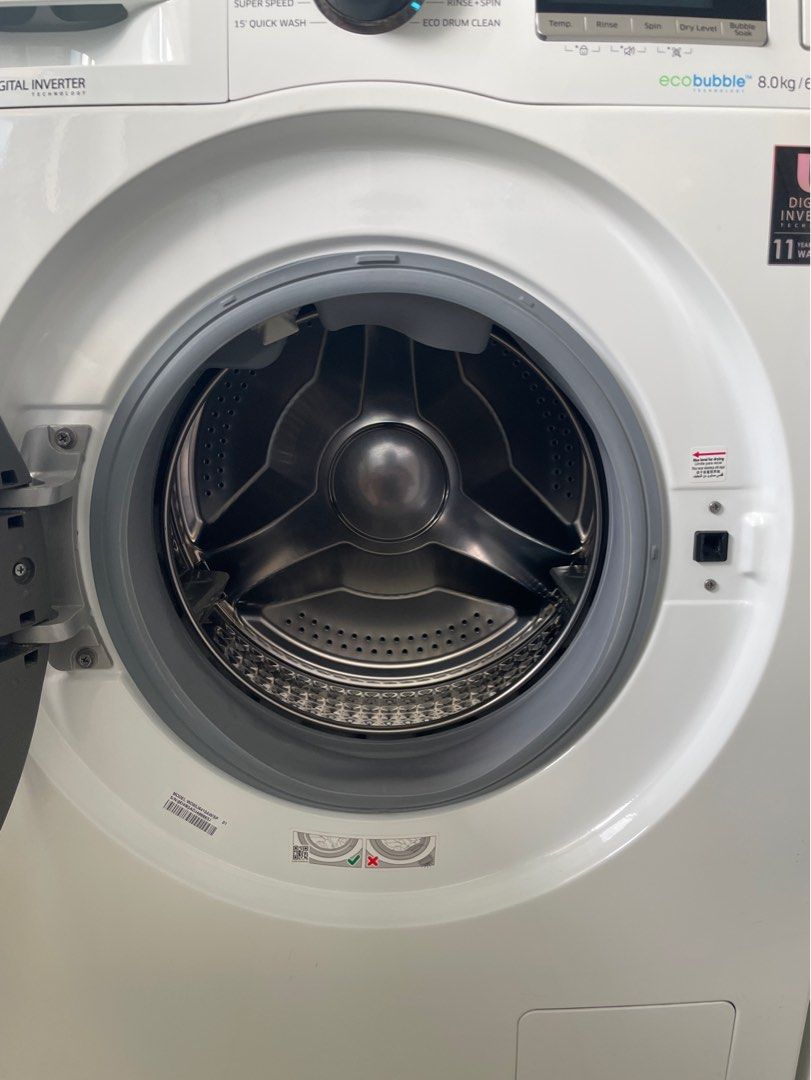 Samsung washer dryer 8kg/6kg, TV & Home Appliances, Washing Machines